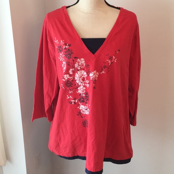 Denim&Co Tops - 3X denim & Co top